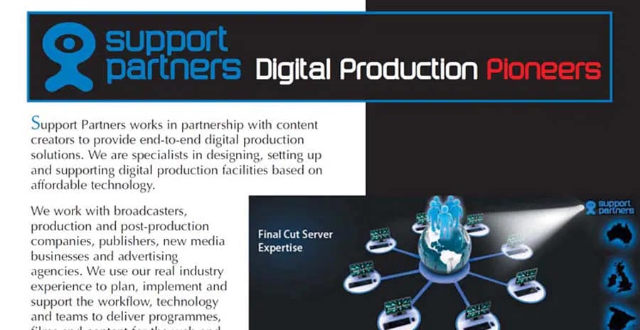 Support Partners Website - Technology Marketing Case Study